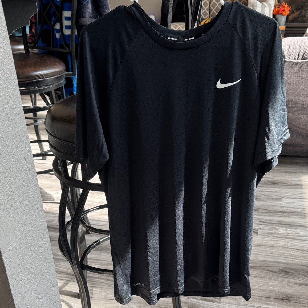 Nike Men's Black Dri-FIT Tee-Nike Swim never worn